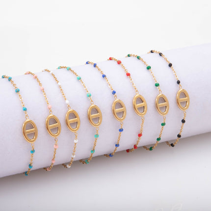 Bracelet Maille Marine Coloré