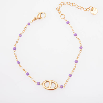 Bracelet Maille Marine Coloré